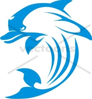 Swish Blue Dolphin - Dolphin - Animals - Buy Clip Art | Buy Illustrations  Vector | Royalty Free